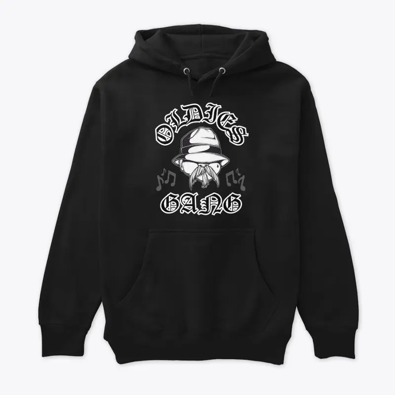 OLDIES GANG PREMIUM BLACK HOODIE 